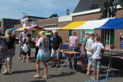Tafeltennisvereniging Smash op braderie in Monster 2015