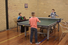 Kinder tafeltennisfeest