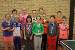 Kinder tafeltennisfeest