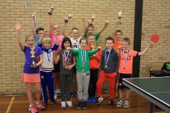 Kinder tafeltennisfeest