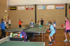 Kinder tafeltennisfeest