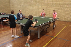 Kinder tafeltennisfeest