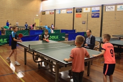 Kinder tafeltennisfeest