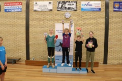 Kindertafeltennisfeest - winnaars