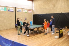 Kindertafeltennisfeest - rondje-om-de-tafel