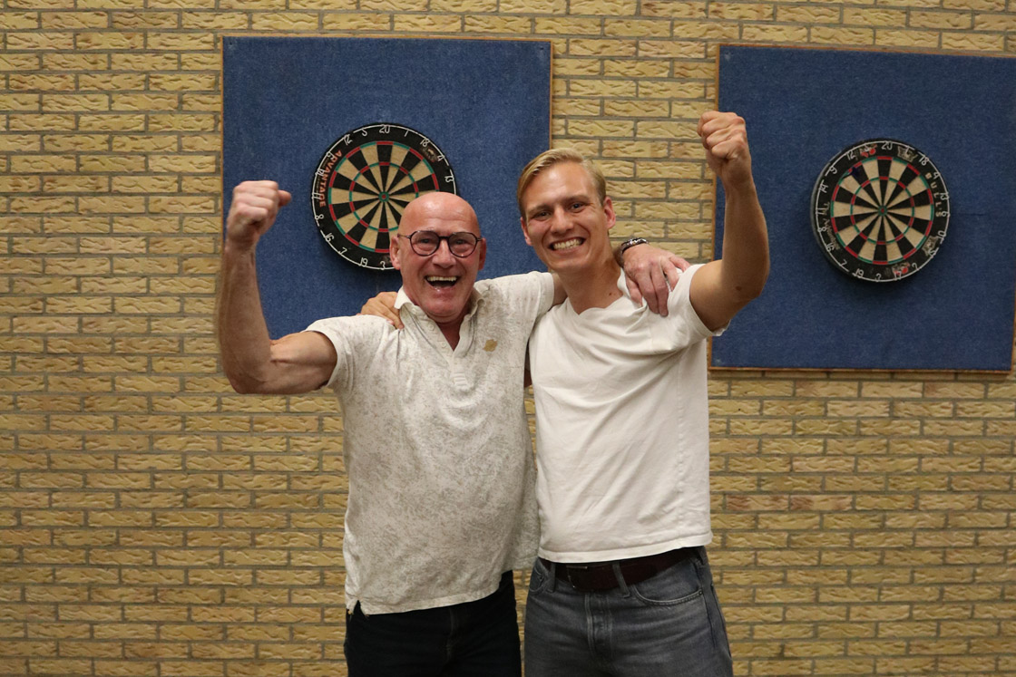 Winnaars dartstoernooi