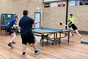 Laurens en Jacob tegen Sander en Danny