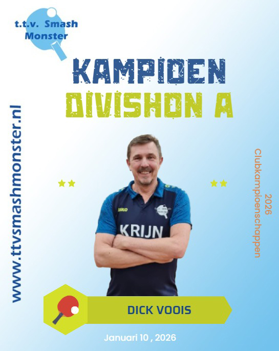 Clubkampioenschappen 2026 Smash A, Dick Voois