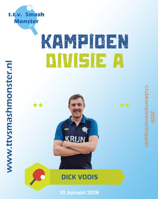 Clubkampioenschappen 2026 Smash A, Dick Voois
